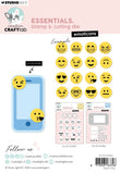STUDIO LIGHT -Stamp & Cutting Die Emoticons Essentials 17 Pieces