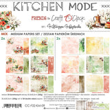 Craft O'Clock - 8X8 Mix Paper Pad, Kitchen Mode