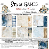 Craft O'Clock 8X8 Basics Paper Pad, Snow Games
