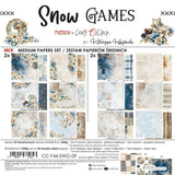 Craft O'Clock 8X8 Mix Paper Pad, Snow Games
