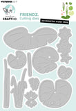 Studio Light Cutting Die Water Lilies Friendz 16 Pieces