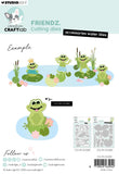 Studio Light Cutting Die Water Lilies Friendz 16 Pieces