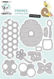 STUDIO LIGHT -CCL Cutting Die Accessoires Honey Bees Friendz 130x115x1mm 12 PC nr.525