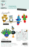 STUDIO LIGHT - CCL Cutting Die Accessoires Birds Friendz 85x128x1mm 15 PC nr.701