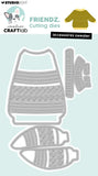 Studio Light Cutting Die Sweater Friendz 3 Pieces
