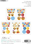 Studio Light Stickers Smile Please Friendz 15 Sheets