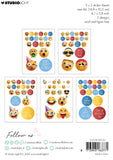 Studio Light Stickers Smile Please Friendz 15 Sheets