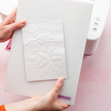 Chloe's Creative Cards 5x7 3D Embossing Folder, Stamp & Metal Die Set - Poinsettia