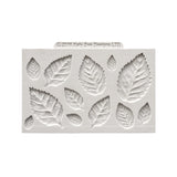 Cosmic Shimmer Rose Leaves Silicone Mould