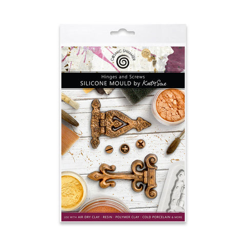 Cosmic Shimmer Hinges and Screws Silicone Mould