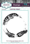 Creative Expressions - Andy Skinner Coffee Print Rubber Stamp