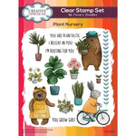 Creative Expressions Jane's Doodles Plant Nursery 6 in x 8 in Clear Stamp Set