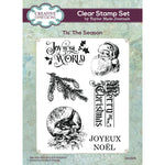 Creative Expressions Taylor Made Journals Tis' The Season 6 in x 8 in Clear Stamp Set