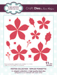 Creative Expressions Jamie Rodgers Rippled Poinsettia Craft Die