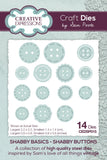 Creative Expressions Sam Poole Shabby Basics Shabby Buttons Craft Die