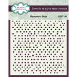 Creative Expressions - Taylor Made Journals Geometric Dots 6 in x 6 in Stencil