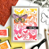 Hero Arts BEAUTIFUL BUTTERFLIES Clear Stamp