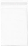 Crystal Clear Flap Seal Bags, 4 5/8" x 6 3/8" + Flap