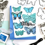 Hero Arts BEAUTIFUL BUTTERFLIES Clear Stamp