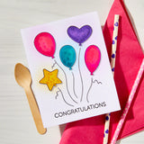 Hero Arts  Balloons Stamp Set from the Let's Celebrate Collection