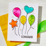 Hero Arts  Balloons Stamp Set from the Let's Celebrate Collection