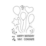 Hero Arts  Balloons Stamp Set from the Let's Celebrate Collection