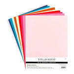 Spellbinders Meadow Collection 80lbs. Cardstock pack - 20 Sheets 8.5" X 11"