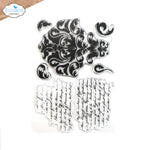 Elizabeth Craft Clear Stamps Script from the past