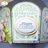 Elizabeth Craft Stamp - Clear Stamp, Easter Greetings Stamp