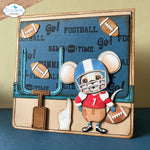 Elizabeth Craft Stamp -Sport Sentiments