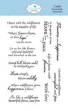 Elizabeth Craft stamps Bloom Wildy Sentiments