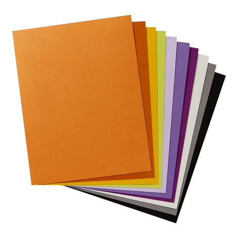 Spellbinders Halloween Assortment ColorWheel Cardstock 8.5 x 11" - 10 Sheets