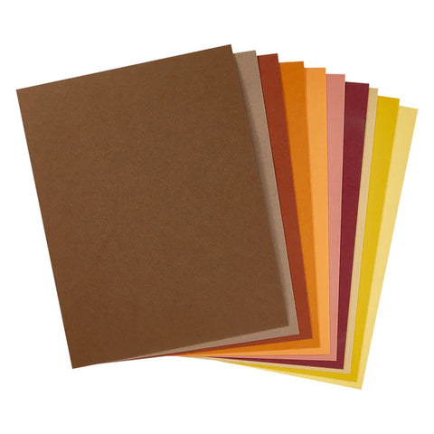 Spellbinders Fall Assortment ColorWheel Cardstock 8.5 x 11" - 10 Sheets