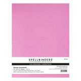 Spellbinders BLOOMS COLORWHEEL CARDSTOCK ASSORTMENT 8.5 X 11" - 10 SHEETS