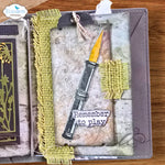 Elizabeth Craft Stamp - Just Write Stamp and Die Set