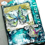 Elizabeth Craft Where Wings Wander Stamp and Die Set