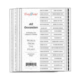 CrafTreat Sentiment Sheets - All Occasions 10 designs