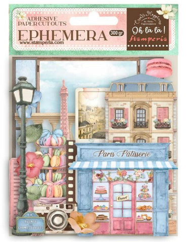 S25 Stamperia Ephemera - Create Happiness Oh là là elements