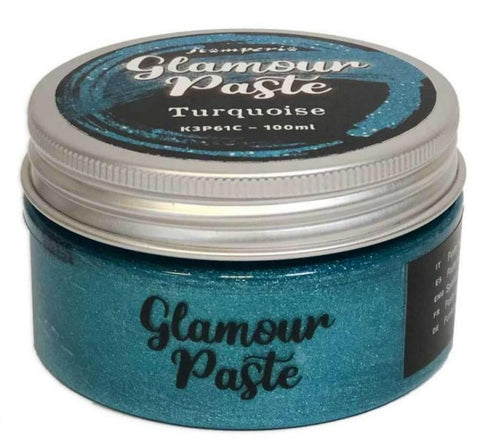 Stamperia Glamour Paste ml 100 - Turquoise