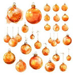 Simply Stated - Christmas Citrus Ornaments Ephemera