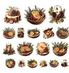 Simply Stated - Christmas Citrus Pinecones Ephemera