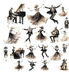 Simply Stated - Skeleton Party Dance Party Ephemera