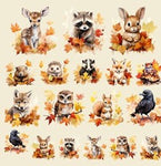 Simply Stated - Autumn Splendor Critters Ephemera