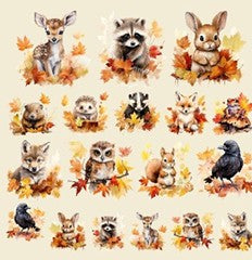Simply Stated - Autumn Splendor Critters Ephemera