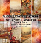Simply Stated - Autumn Splendor 12x12 Paper Pack