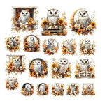 Simply Stated - Autumn Owl Ephemera