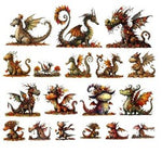 Simply Stated - Fall Dragon Ephemera