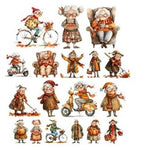 Simply Stated - Autumn Grannies Ephemera