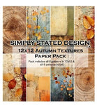 Simply Stated - Autumn Textures 12x12 Paper Pack