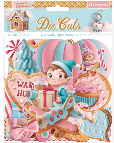 Stamperia - Die cuts assorted - Candy Christmas